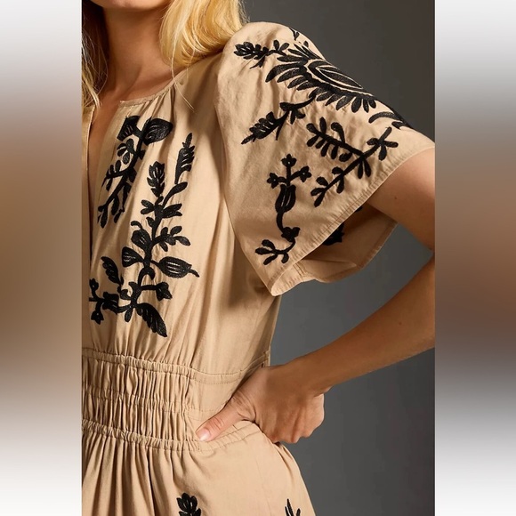 Anthropologie The Somerset Maxi Dress: Embroidered Edition Size 2X NWT - Picture 3 of 12